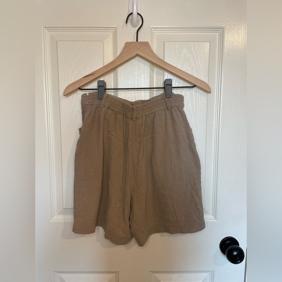 Vintage Silk Exchange 100% Silk High Waisted Shorts - Picture 3 of 5